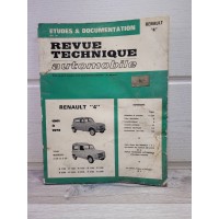 Renault R4 Berline Fourgonnette de 61 a 72 - RTA288/310 - 1970 - Revue Technique Automobile