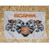 Drapeau "SCANIA V8"  Vintage 60x90cm - Idéal Déco Garage Loft ou autre