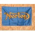 Drapeau "NORTON" Vintage 60x90cm - Idéal Déco Garage Loft ou autre