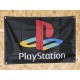 Drapeau "PlayStation" Vintage 60x90cm - Idéal Déco Garage Loft ou autre