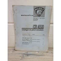 Mabec Motoculteur CB450 - Additif Catalogue piéces détachées