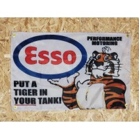 Drapeau "ESSO"  Vintage 60x90cm - Idéal Déco Garage Loft ou autre