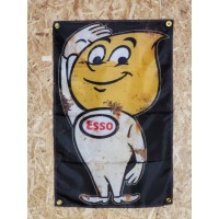 Drapeau "ESSO"  Vintage 60x90cm - Idéal Déco Garage Loft ou autre