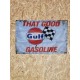 Drapeau "GULF Gasoline"  Vintage 60x90cm - Idéal Déco Garage Loft ou autre