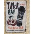 Drapeau "TIKI BAR"  Vintage 60x90cm - Idéal Déco Garage Loft ou autre