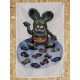 Drapeau "Rat Fink Baby N°11" Vintage 60x90cm - Idéal Déco Garage Loft ou autre