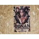 Drapeau "Conan le Barbare" Vintage 60x90cm - Idéal Déco Garage Loft ou autre
