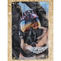 Drapeau "TOP GUN Maverick"  Vintage 60x90cm - Idéal Déco Garage Loft ou autre