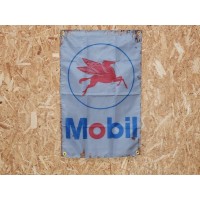 Drapeau "MOBIL" Vintage 60x90cm - Idéal Déco Garage Loft ou autre