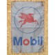 Drapeau "MOBIL" Vintage 60x90cm - Idéal Déco Garage Loft ou autre