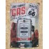 Drapeau "Route 66 Gas Station" Vintage 60x90cm - Idéal Déco Garage Loft ou autre