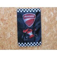 Drapeau "Ducati" Vintage 60x90cm - Idéal Déco Garage Loft ou autre