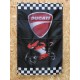 Drapeau "Ducati" Vintage 60x90cm - Idéal Déco Garage Loft ou autre