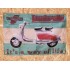 Drapeau "Lambretta innocenti" Vintage 60x90cm - Idéal Déco Garage Loft ou autre