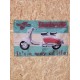 Drapeau "Lambretta innocenti" Vintage 60x90cm - Idéal Déco Garage Loft ou autre