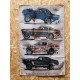 Drapeau "Ford US dragster" Vintage 60x90cm - Idéal Déco Garage Loft ou autre