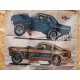 Drapeau "Ford US dragster" Vintage 60x90cm - Idéal Déco Garage Loft ou autre