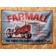 Drapeau "Farmall Tracteur IH" Vintage 60x90cm - Idéal Déco Garage Loft ou autre