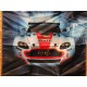 Drapeau "Aston Martin Gulf Racing" Vintage 60x90cm - Idéal Déco Garage Loft ou autre