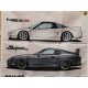 Drapeau "NSX Supra Skyline Impreza" Vintage 60x90cm - Idéal Déco Garage Loft ou autre