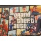 Drapeau "GTA Grand Theft Auto" Vintage 60x90cm - Idéal Déco Garage Loft ou autre