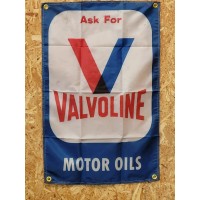 Drapeau "Valvoline" Vintage 60x90cm - Idéal Déco Garage Loft ou autre