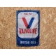 Drapeau "Valvoline" Vintage 60x90cm - Idéal Déco Garage Loft ou autre