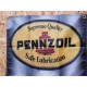 Drapeau "Pennzoil" Vintage 60x90cm - Idéal Déco Garage Loft ou autre