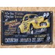 Drapeau "Mooneyes Speedway Car Show"  Vintage 60x90cm - Idéal Déco Garage Loft ou autre