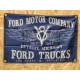 Drapeau "Ford V8 Truck" Vintage 60x90cm - Idéal Déco Garage Loft ou autre