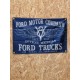 Drapeau "Ford V8 Truck" Vintage 60x90cm - Idéal Déco Garage Loft ou autre