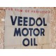 Drapeau "Veedol Motor Oil" Vintage 60x90cm - Idéal Déco Garage Loft ou autre