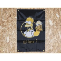 Drapeau "Simpson" Vintage 60x90cm - Idéal Déco Garage Loft ou autre