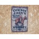 Drapeau "Cow Boy Jack's Whiskey" Vintage 60x90cm - Idéal Déco Garage Loft ou autre