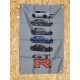 Drapeau "Génération Nissan GTR" Vintage 60x90cm - Idéal Déco Garage Loft ou autre