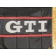 Drapeau "VW GTI" Vintage 60x90cm - Idéal Déco Garage Loft ou autre