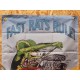 Drapeau "Rat Fink N°17" Vintage 60x90cm - Idéal Déco Garage Loft ou autre